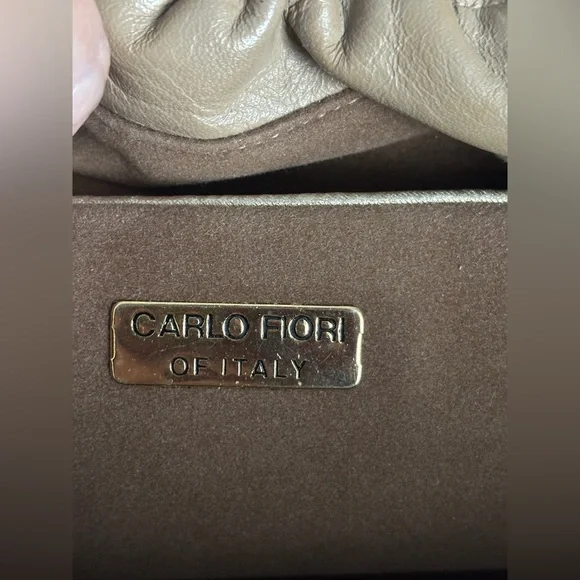 Vintage 1980’s Carlo Fiori Leather Bag - Picture 10 of 17